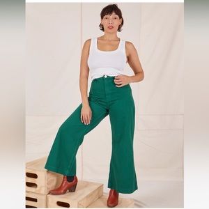Big bud press Green Bell Bottom pants